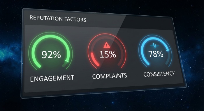 Reputation Metrics Dashboard