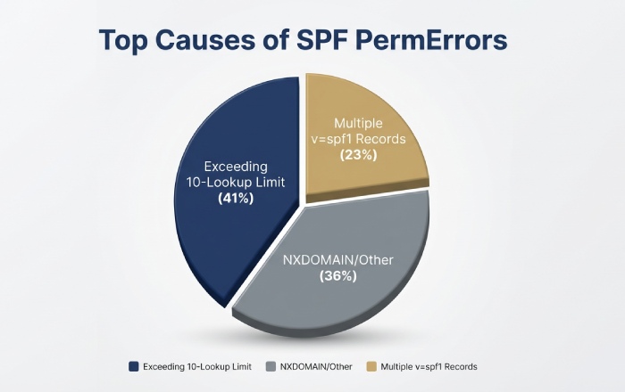 SPF PermError root causes in DNS records