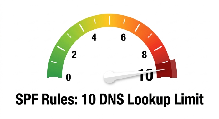 SPF Rules: 10 DNS Lookup Limit
