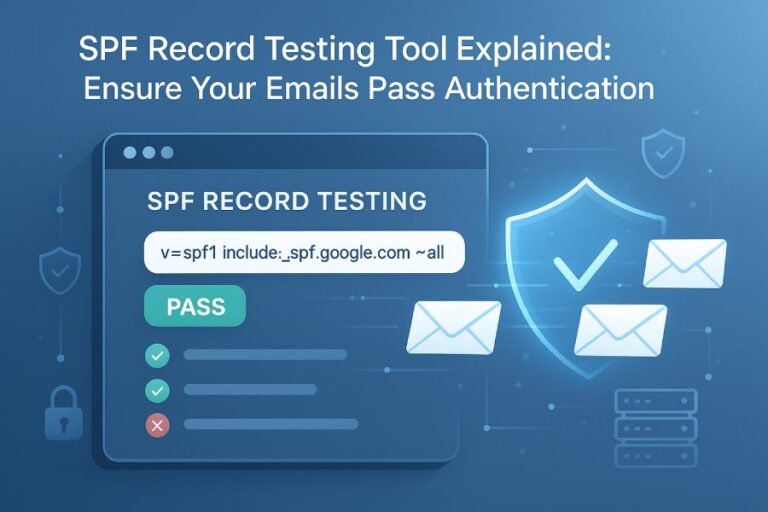 SPF Record Testing Tool Explained: Ensure Your Emails Pass Authentication