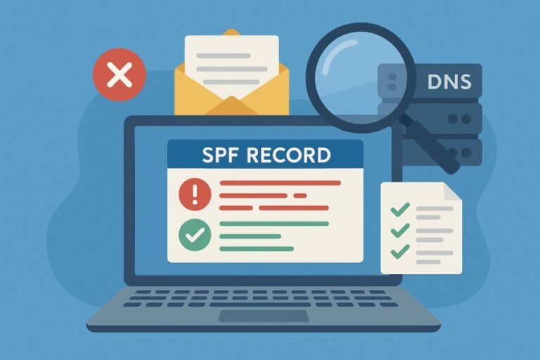 Resolving common errors in an SPF record