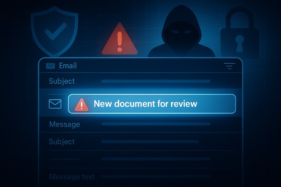 Cybersecurity experts warn against a new phishing tactic hiding in your email subject line! 1 email security and awareness of new phishing tactics