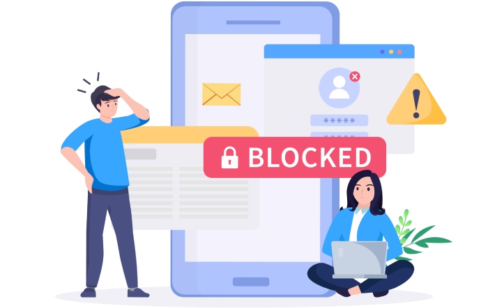 Email blocked