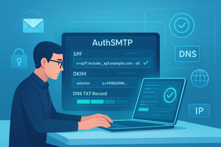 AuthSMTP with SPF & DKIM