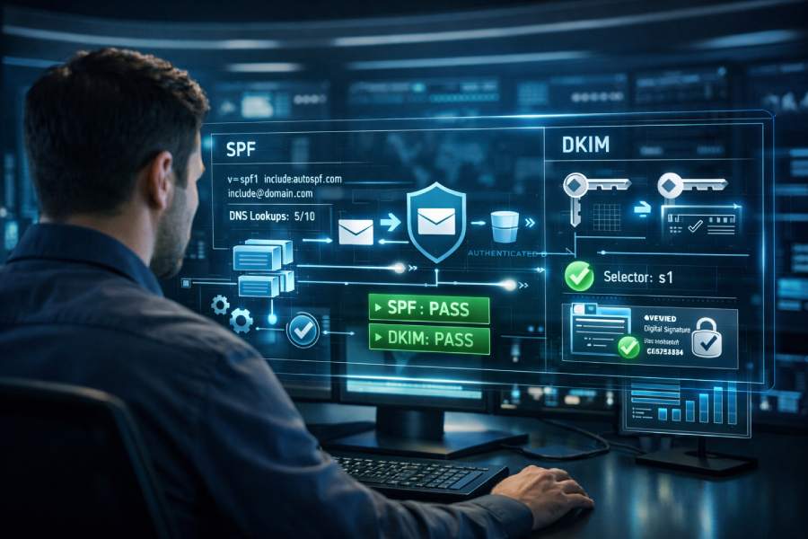SpamHero SPF & DKIM Configuration