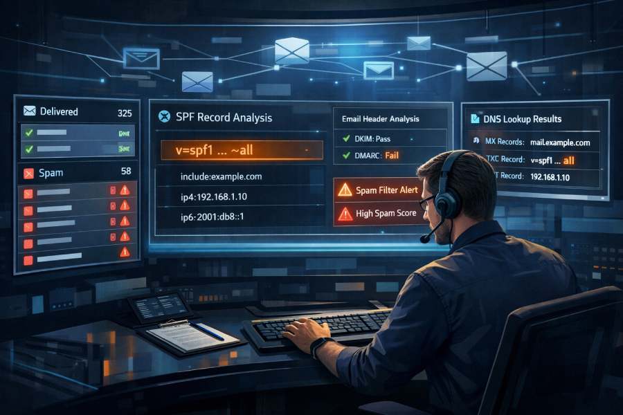 emails to be marked as spam