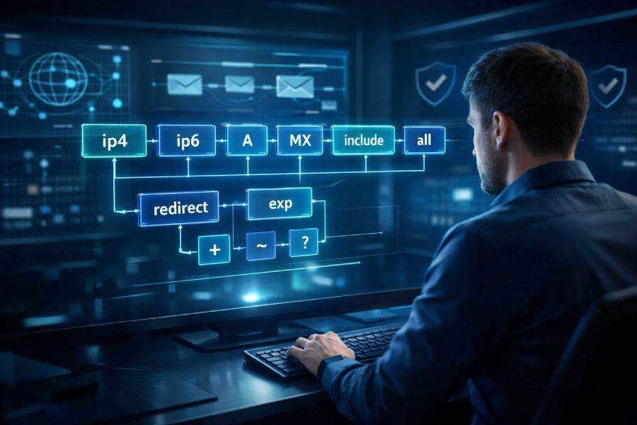 SPF record mechanisms