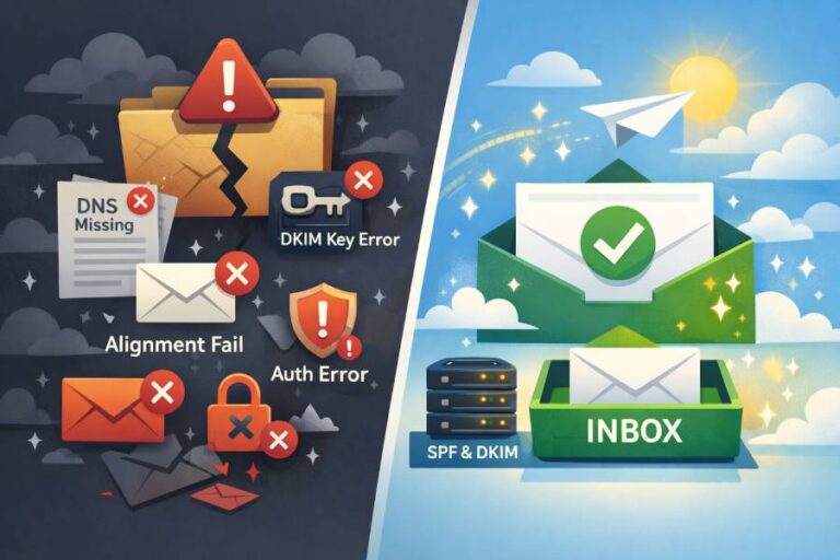 SPF and DKIM misconfigurations: email deliverability