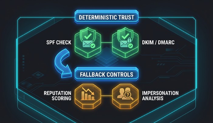 How does an incorrect SPF record affect my protection in Mimecast against spoofing? 2 Security Fallback
