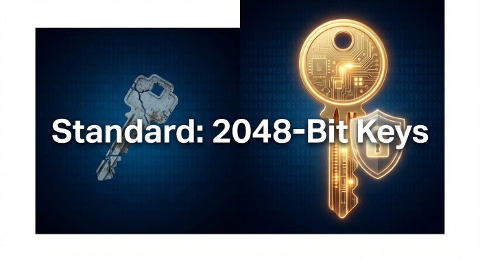 Avoiding the common SPF and DKIM mistakes in 2026 9 Standard: 2048-Bit Keys