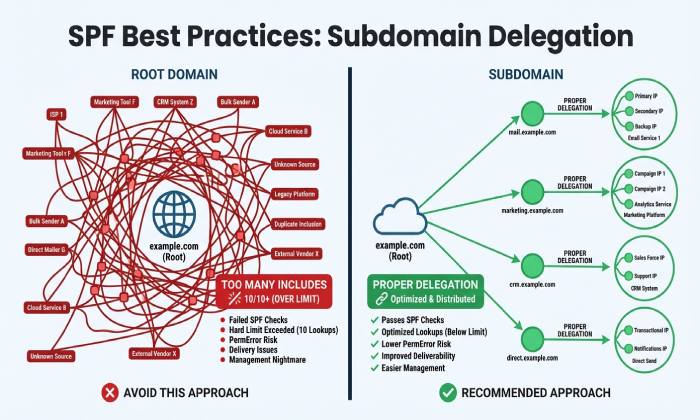 Subdomain delegation