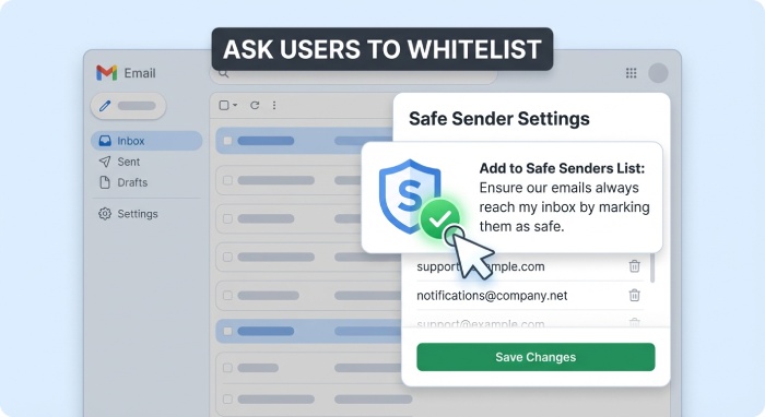 A Guide On Preventing Your Emails From Getting Placed In Spam Folders 6 Safe Sender Whitelist