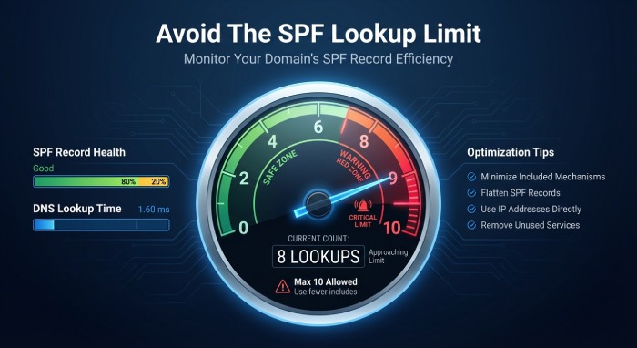 A Guide On Preventing Your Emails From Getting Placed In Spam Folders 11 Avoid The SPF Lookup Limit
