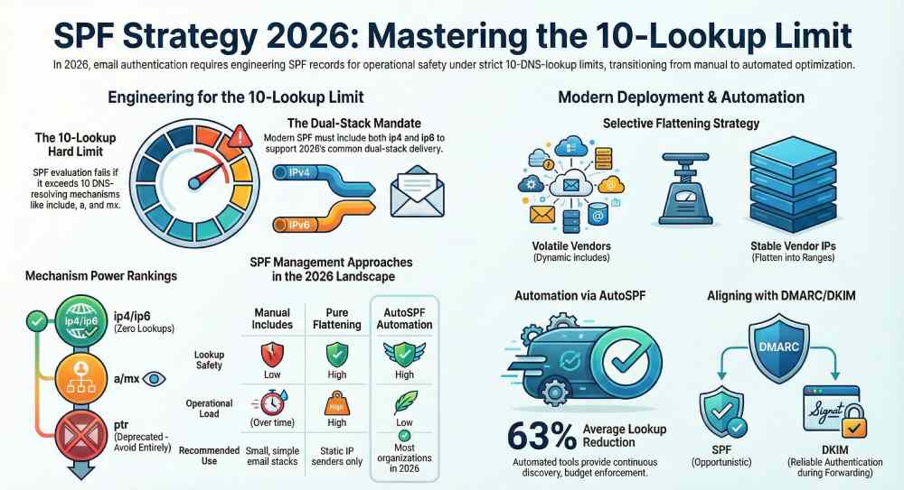 SPF Lookup in 2026: Best Practices for Secure Email Authentication 6 10-Looksup limit