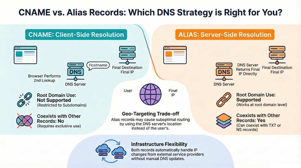 DNS Record Architecture: CNAME vs. Alias Essentials